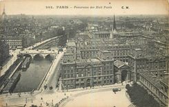 CPA Paris Panorama des Huit Ponts 