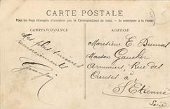 CPA Marseille Le palais de la Bourse Tramway