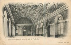 CPA Rennes Palais de Justice la Salle des Pas Perdus 