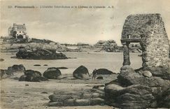 CPA Ploumanach L'Oratoire Saint Guirec et le Chateau de Costaeres 