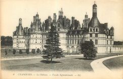 CPA Chambord Le Chateau Facade Septentrionale 