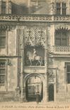 CPA Blois Le Chateau Porte d'entree Statue de Louis XII 