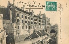 CPA Chateau de Blois Aile de Francois Ier Facade Exterieure 