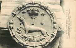 CPA Chateau de Blois Caisson de l'Escalier Francois Ier l'Hermine 