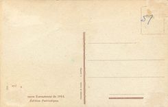 CPA L'incendie de la cathedrale de Reims 