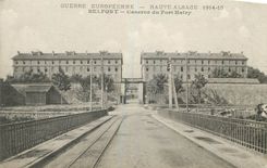 CPA Guerre Europeenne Haute Alsace Belfort Caserne du Fort Hatry Militaria