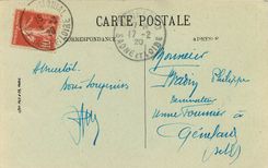 CPA Paray le Monial L'Hotel de Ville style Renaissance Medaillons representant des Princes Chretiens