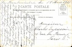 Old CPA Fantasy Standard man of mountain Puy de Dome