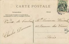 CPA Le Pont improvise Folklore