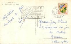 CPA La Cote d'Azur Souvenir de Nice 