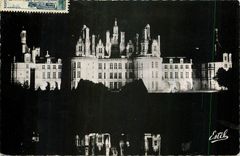 CPA Chambord Le Chateau illumine 