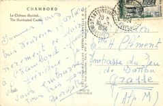 CPA Chambord Le Chateau illumine 