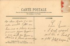 CPA Versailles Le Parc Le Grandes Eaux 