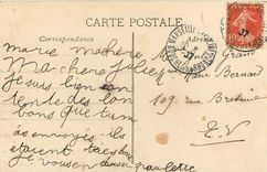 CPA Marseille Palais Longchamp Motif Central 