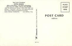 CPA New York's Friendliest Hotel Edison 46th to 47th Street 