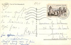 CPA Paris Vue sur le Pont Alexandre III Tour Eiffel