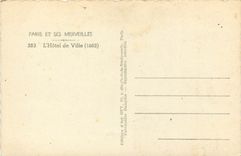 CPA Paris et ses Merveilles L'Hotel de Ville 