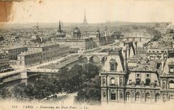 CPA Paris Panorama des Huit Ponts 