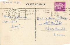 CPA Paris Musee de Cluny La Porte d'Entree 