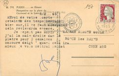 CPA Paris Perspective sur la place du Carrousel et le Louvre 