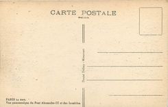 CPA Paris la Nuit Vue panoramique du Pont Alexandre III et des Invalides 