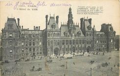 CPA Paris l'Hotel de Ville 
