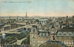 CPA Paris Panorama dit des Sept Ponts 