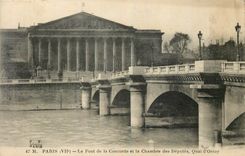 CPA Paris Le Pont de la Concorde et la Chambre des Deputes Quai d'Orsay 