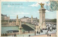 CPA Paris Le Pont Alexandre III 