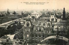 CPA Paris Panorama des Huits Ponts 