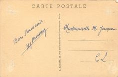 CPA Paris Perspective sur le Louvre 