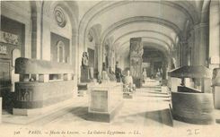 CPA Paris Musee du Louvre La Galerie Egyptienne  Egypte
