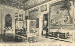 CPA Paris Musee du Louvre Les Salles du Mobilier 
