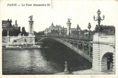 CPA Paris Le Pont Alexandre III 