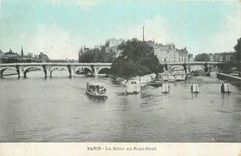 CPA Paris La Seine au Pont Neuf 