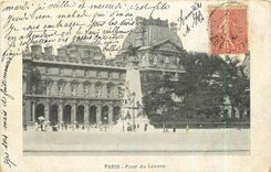 CPA Paris Cour du Louvre 