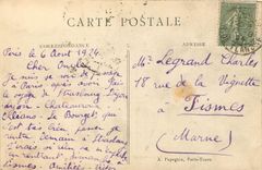 CPA Paris Le Louvre et le Monument de Gambetta 