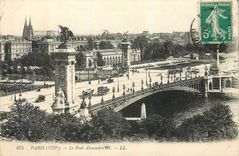 CPA Paris Le Pont Alexandre III 