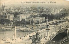 CPA Paris Pont Alexandre Vue generale 
