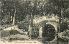 CPA Paris Le Petit Pont du Parc Monceau 