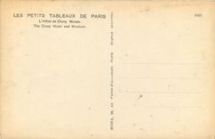 CPA Les Petits tableaux de Paris l'Hotel de Cluny Musee 