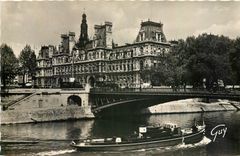 CPA Paris et ses Merveilles l'Hotel de Ville et le pont d'Arcole 