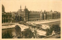 CPA Paris Le Palais de Justice et le Pont au Change 