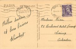 CPA Paris Le Palais de Justice et le Pont au Change 