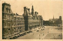 CPA Paris l'Hotel de Ville 