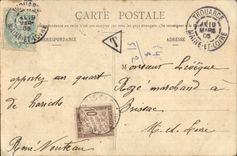 CPA Fantasy Woman the Parisian one through the seasons BE