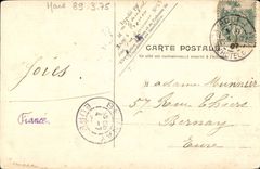 InnenDieppe CPA der Kirche von Pollet