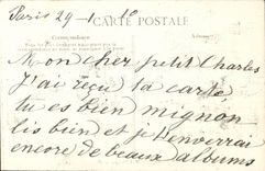 CPA Crue of the Seine Botanical garden the polar bear tells its Bear sorrows