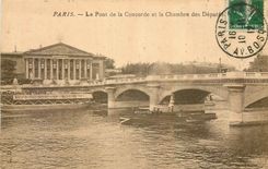 CPA Paris Le Pont de la Concorde 