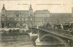 CPA Paris Pont du Carrousel et le Louvre 